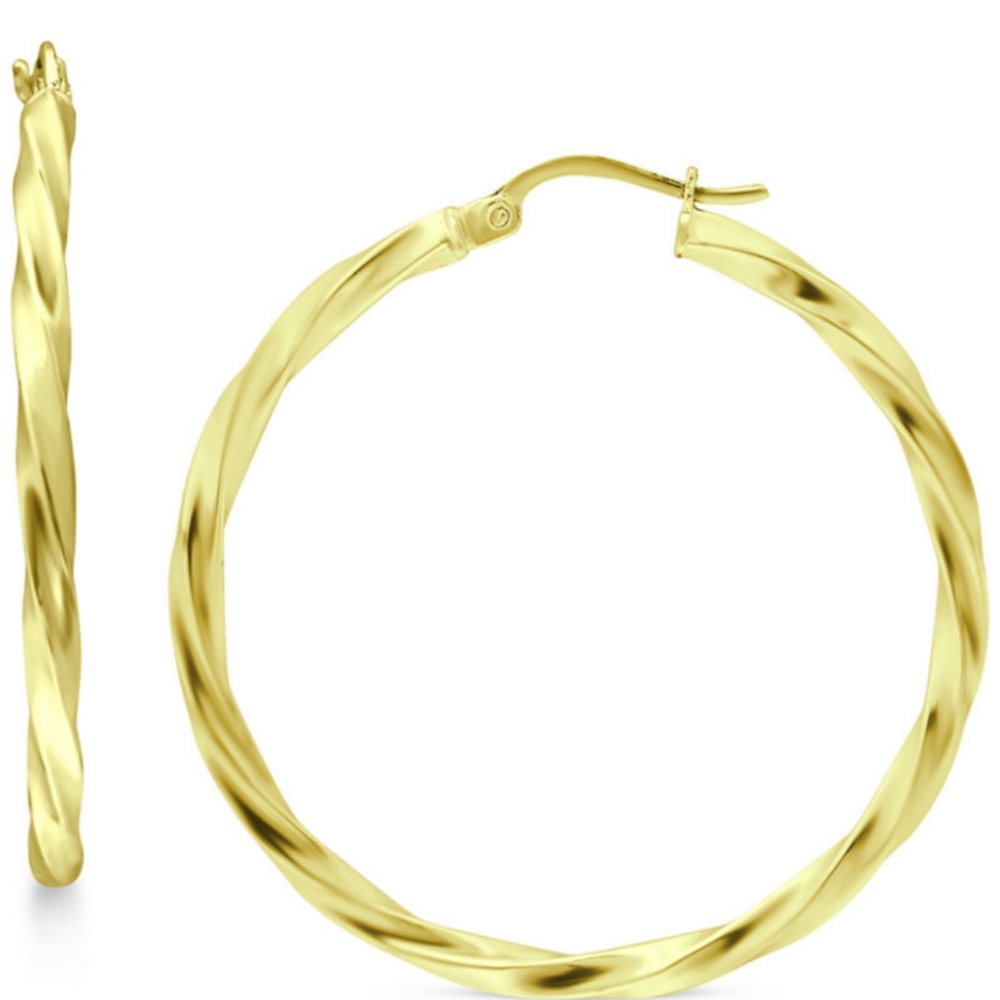 Giani Bernini Twist Hoop Earrings 